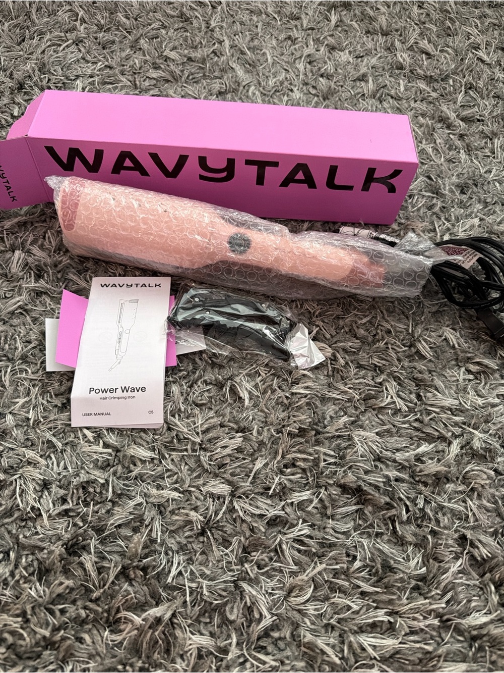 WAVYTALK Power Wave Hair Crimper - Pink